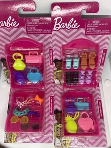 Nuevos accesorios Barbie zapatos, gafas de sol, collares, joyas para el cabello y bolsos de mano - Imagen 1 de 5