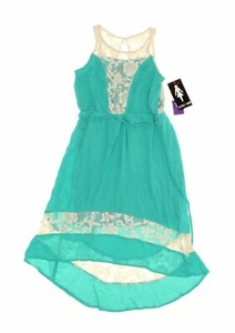 Paper Doll Sleeveless Maxi Dress for Girls (Mint, 10) - Picture 1 of 2