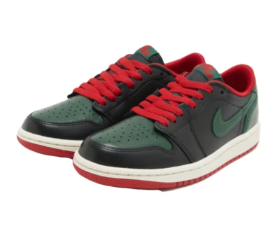 Nike Hombre Jordan 1 Retro Bajo OG Gorge Verde/Rojo Universitario CZ0775-036 i Foto 1 de 4