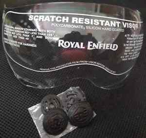 Genuine Royal Enfield RRGHEP000353 open face Helmet Visor clear