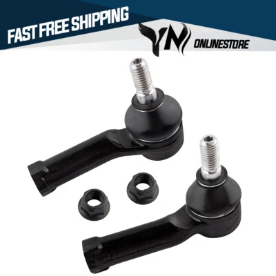 2Pcs New Steering Tie Rod End Left Front Outer for Ford Fiesta 2011-2018 - Image 1 of 4