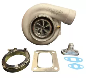 6262 Billet Wheel Turbo T4 .81 A/R Turbine Housing Vband 62/62 Gen 2 PTE 700HP - Picture 1 of 10