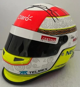 Sergio Perez Hand Signed 2012 1/2 Scale Helmet Sauber F1 Team Very Rare - Picture 1 of 17