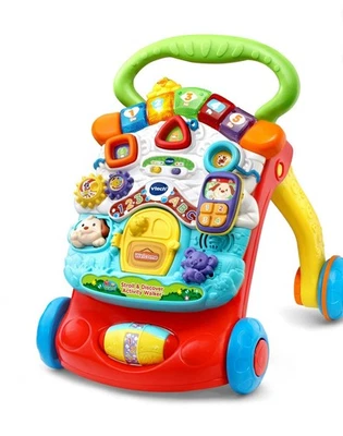 VTech Stroll & Discover Activity Walker + Accessories, Baby Toddler Toy Fold Up - Image 1 of 2