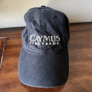 Caymus Vineyards Hat Black One Size Adjustable Embroidered - Picture 1 of 9