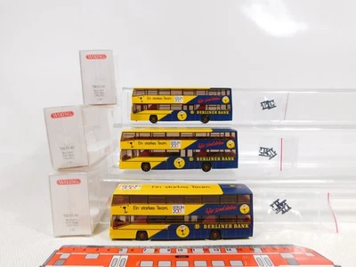 3X Wiking H0 1:87 731 03 40 Berliner DD-Bus MAN Berlin 2000 Mint Box #EF96-0,5 - Immagine 1 di 4