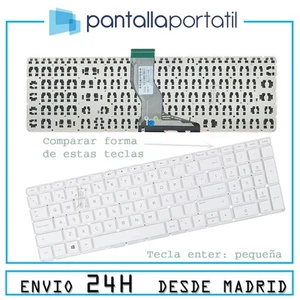 Repuesto Teclado español para HP Pavilion 15-cc100 15-cc500 15-cc600nn Blanco... - Imagen 1 de 1