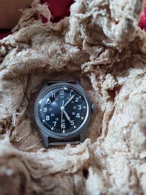 Vintage 1967  BENRUS  MIL-W-3818B DTU-2A/P VIETNAM ERA Military FIELD Watch  - Image 1 of 4
