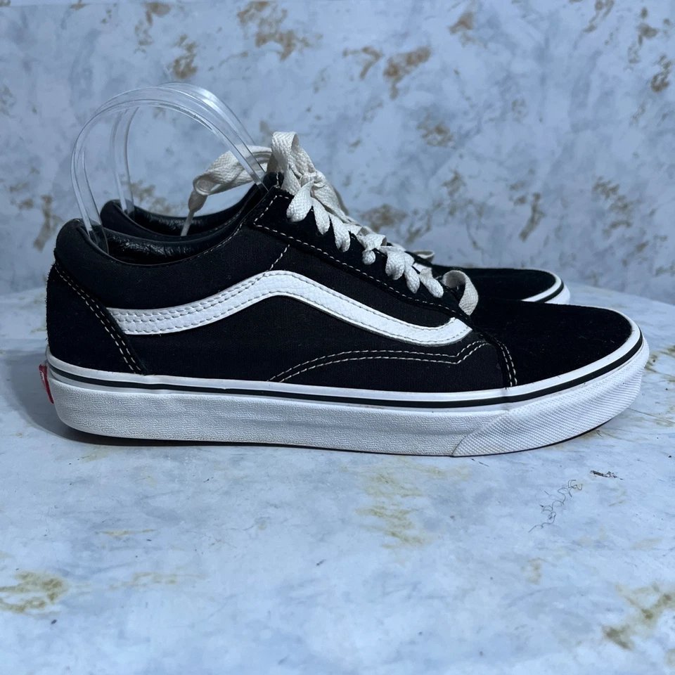 Vans Old Skool OTW Women's Size 9.5 Shoes Black White Casual Low Top Sneakers - Image 1 of 4