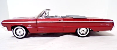 ERTL American Muscle 1964 CHEVY IMPALA SS 409 - 1:18 - Red - #7837 - No Box - Image 1 of 4