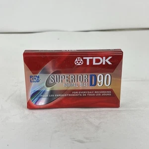 Cassette de audio estándar TDK D90 (A00808-20) - Imagen 1 de 2