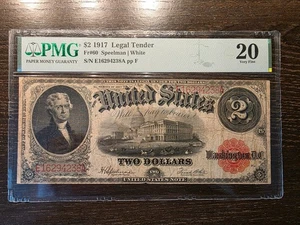 USA 2 DOLLAR 1917 PMG 20  SPEELMAN / WHITE - Picture 1 of 2