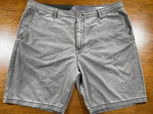 Volcom Surf And Turf Shorts Men's Size 38 Gray Hybrid Stretch Shorts Swim Surf - Picture 1 of 6