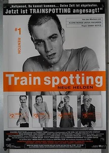 DS458 - Gerollt/KINOPLAKAT - TRAINSPOTTING #1 RENTON Ewan McGregor - Bild 1 von 2