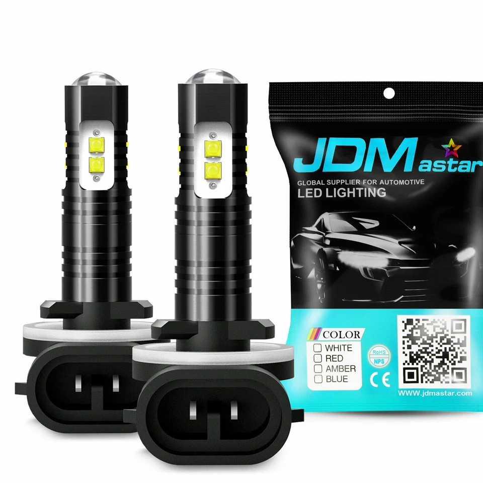 2x Bombillas antiniebla LED 881 6000K blancas 3200LM para Kia SPECTRA 2005-2009 50W Foto 1 de 4