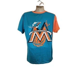 Sample on Tour Miami Dolphin Heat Basketball Shirt Gr. XL 2017 Color Block T09 - Bild 1 von 5