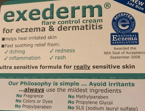 exederm intensive moisturizer for really sensitive skin 1 oz Exederm Eczema - Picture 1 of 2
