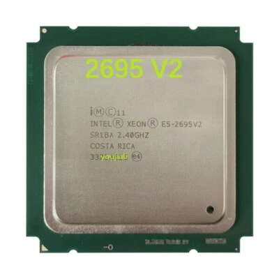 Intel Xeon E5-2695 V2 2.4GHz 12-Core 30M HT PROCESSOR LGA2011 115W CPU Tested - Image 1 of 2