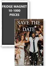 Save the Date 50 Custom 2x3" Rectangle Fridge Magnets, wedding, bachelorette