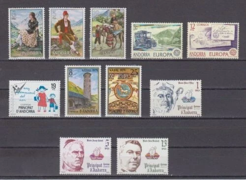 SPANISH ANDORRA 1979 COMPLETE YEAR SET WITH ALL THE STAMPS MINT MNH - Image 1 of 1