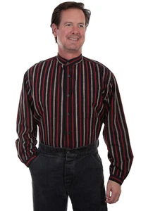 Camisa para hombre Scully a rayas occidentales RW293 - Imagen 1 de 2