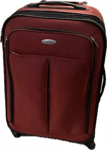 Red Samsonite 28’ Soft-side Suitcase - Picture 1 of 9