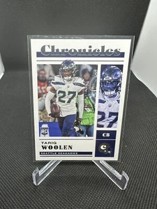 2022 PANINI CHRONICLES ROOKIE PATCH SEAHAWKS TARIQ WOOLEN RC /199 Q1586 - Picture 1 of 2