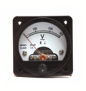 1pc Panel AC V Meter SO-45 48x48mm AC 300V AC300V Class 2.5 SD FlashStar Taiwan - Picture 1 of 6