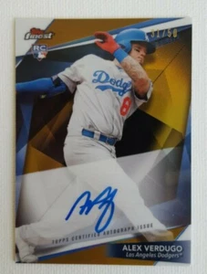 ALEX VERDUGO! TOPPS FINEST, LA DODGERS! ROOKIE ON CARD AUTO! 31/50 GO DODGERS! - Picture 1 of 11