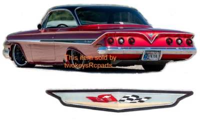 1:10 RC Clear  Body Shell - Classic 1961 Chevy Chevrolet Impala - Image 1 of 4