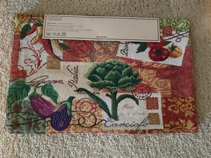 Juego de manteles tapices Home Impressions/4 verduras italianas pimientos 13X19  - Imagen 1 de 3