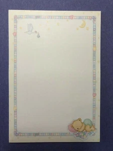 10 Storch und schlafender Bär Notizkarten mit Umschlägen - 4-1/4" x 6-1/4" - Bild 1 von 4