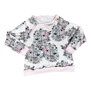 Blusa Camisa Mujer Rosa Estampado Floral Manga Larga Sin Marca Boutique Talla Grande - Imagen 1 de 8