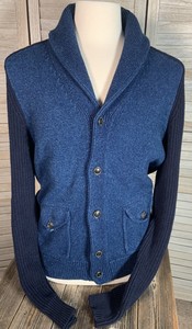 wallace & barnes western jacquard shawl cardigan