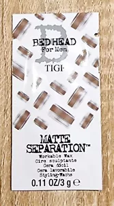 30 x Tigi Bed Head Matte Separation Workable Wax for Men - 0.11oz/3g - Picture 1 of 2
