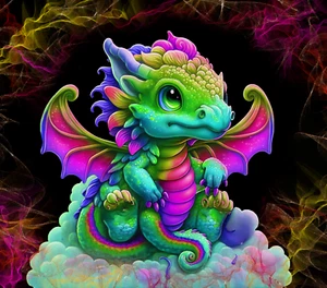 Pink Belly Dragon, alfombrilla de ratón, sublimada, se puede personalizar, hecha a pedido (mp149) - Imagen 1 de 1