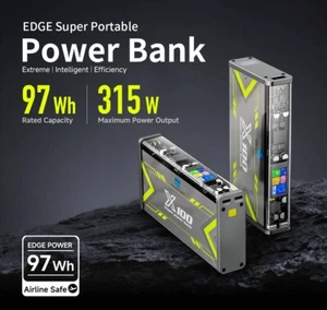 Edge X100 315W 19400mAh Portable Power Bank - Photo 1 sur 7