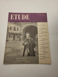 Etude The Music Magazine February 1954 - Ludwig Van Beethoven - Picture 1 of 6