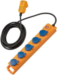 Brennenstuhl Super-Solid SL 544 D FI Steckdosen Verteiler Leiste 5x Außen IP54  - Bild 1 von 7