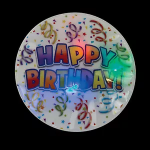 Fun Express Light-Up Birthday Party Badges - Picture 1 of 4