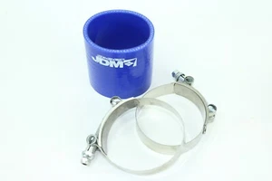 2.5" Inch Straight Blue Silicone Coupler Hose Air Intake JDM +CLAMPS - Picture 1 of 1