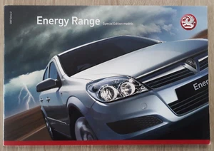 Vauxhall Special Edition Energy Range Brochure 2007 - Astra Meriva Zafira - Picture 1 of 9
