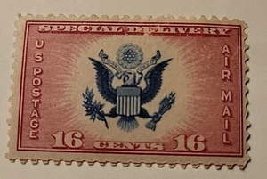 Scott #CE2 Special Delivery 16 Cent Air Mail Single 1934 U.S. Stamp MLH - Picture 1 of 2