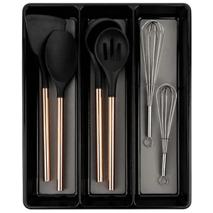 Kitchen Utensils Organizer | Utensil Tray Holder | Large Non-Slip Cutlery Dra... - Picture 1 of 7