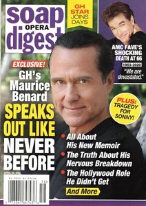 SOAP OPERA DIGEST Magazine April 20 2020 Maurice Benard John Callahan - Picture 1 of 4