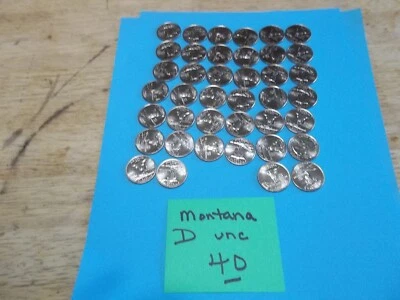(40) 2007 Montana D State quarters  uncirculated - Image 1 of 3