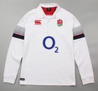 England Mens Classic Cotton Home Rugby Long Sleeve Jersey