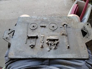 Antique  Industrial Foundry  Sand Cast Mold Toy Arcade  Wagon Pattern - Picture 1 of 12