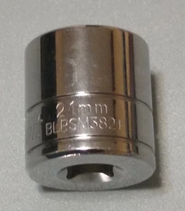 Blue Point BLPSM3821, unidad de 3/8", 21 mm. Socket, superficial, 6 puntos. - Imagen 1 de 12