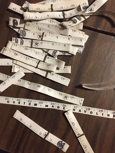 3 texaco gas havoline motor oil custom made cloth tape measures 5ft vintage 1949 - Picture 1 of 6
